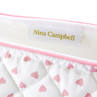 Nina Campbell Wash Bag - Heart Pink