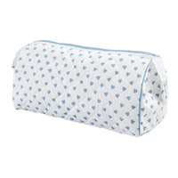 Nina Campbell Wash Bag Blue Heart against a white background