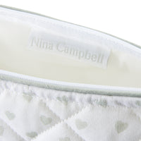 Nina Campbell Make-up Bag - Heart Grey