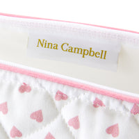 Nina Campbell Make-up Bag - Heart Pink