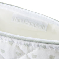 Nina Campbell Brush Bag - Heart Grey