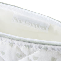 Nina Campbell Brush Bag Heart Grey close up