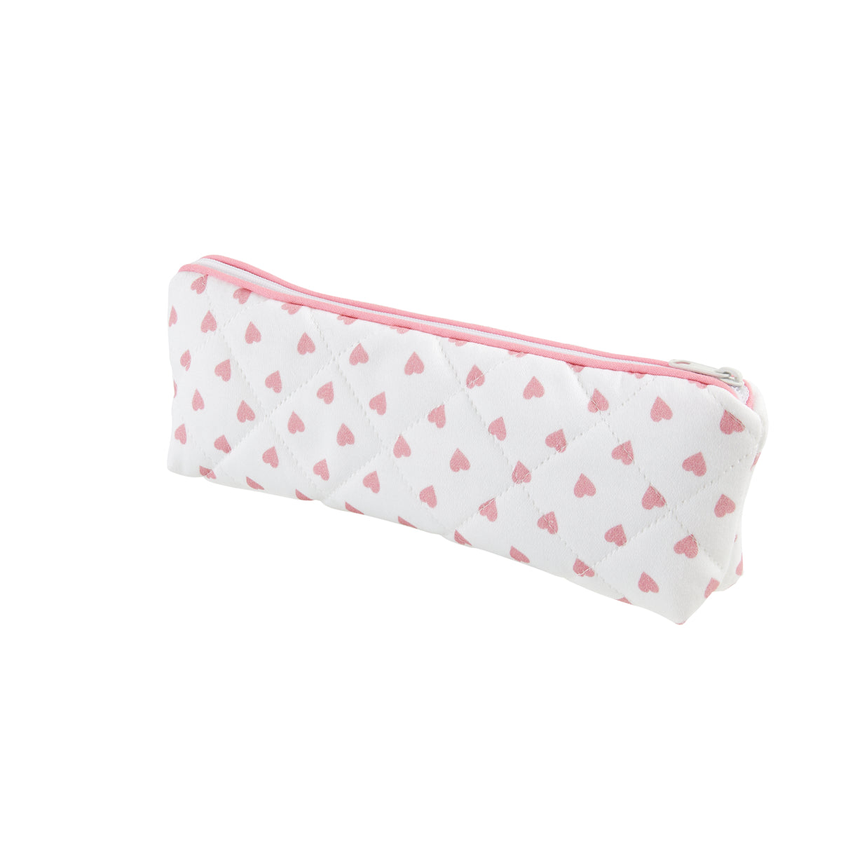 Nina Campbell Brush Bag Heart Pink against a white background