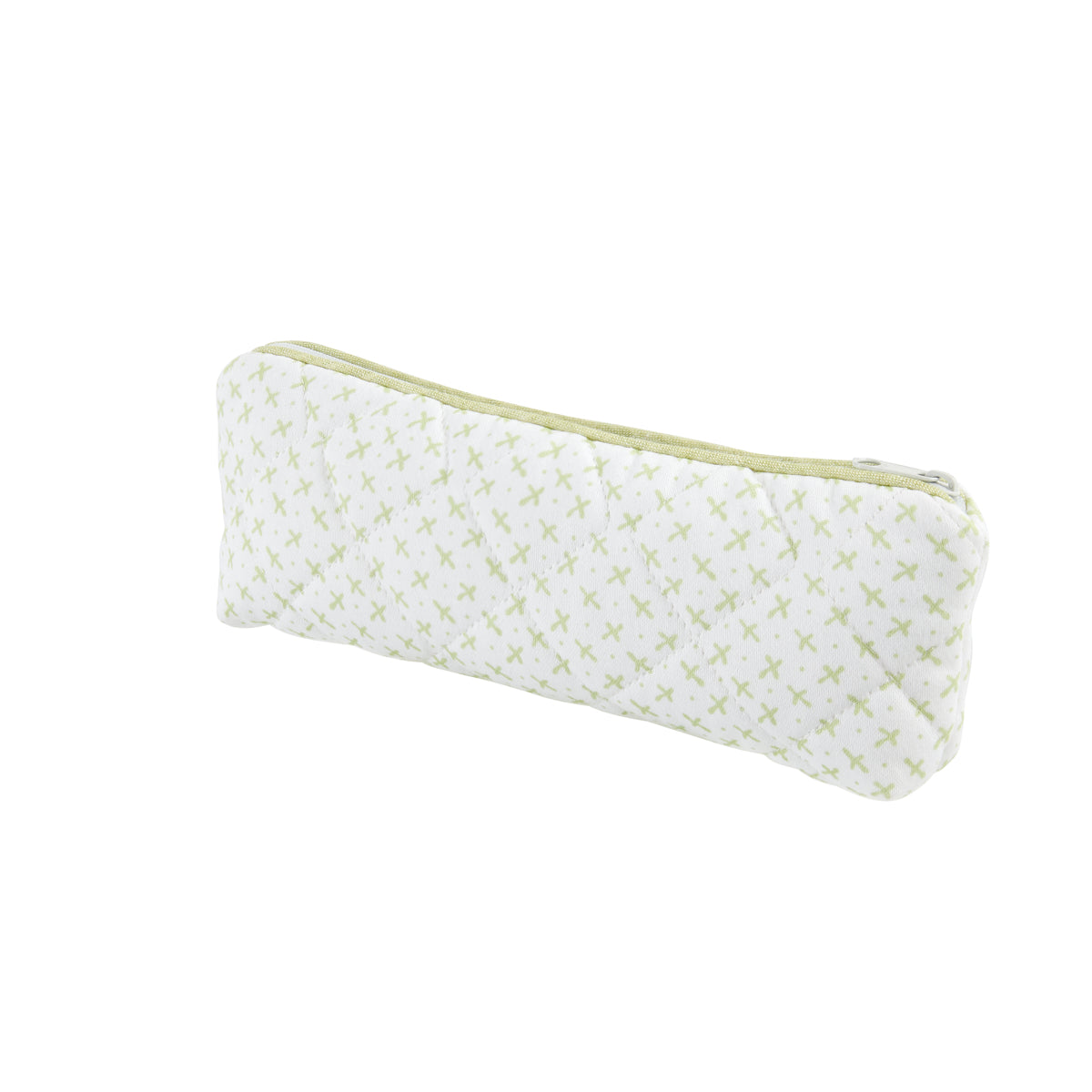 Nina Campbell Brush Bag Sprig Green against a white background