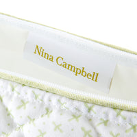 Nina Campbell Brush Bag - Sprig Green