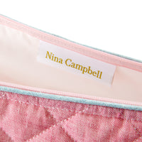 Nina Campbell Wash Bag - Pink/Aqua