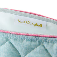 Nina Campbell Wash Bag Aqua/Pink