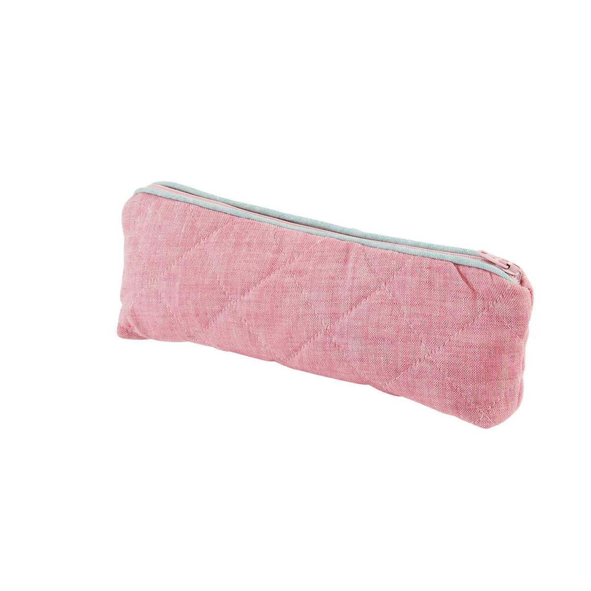 Nina Campbell Brush Bag Pink/Aqua against a white background