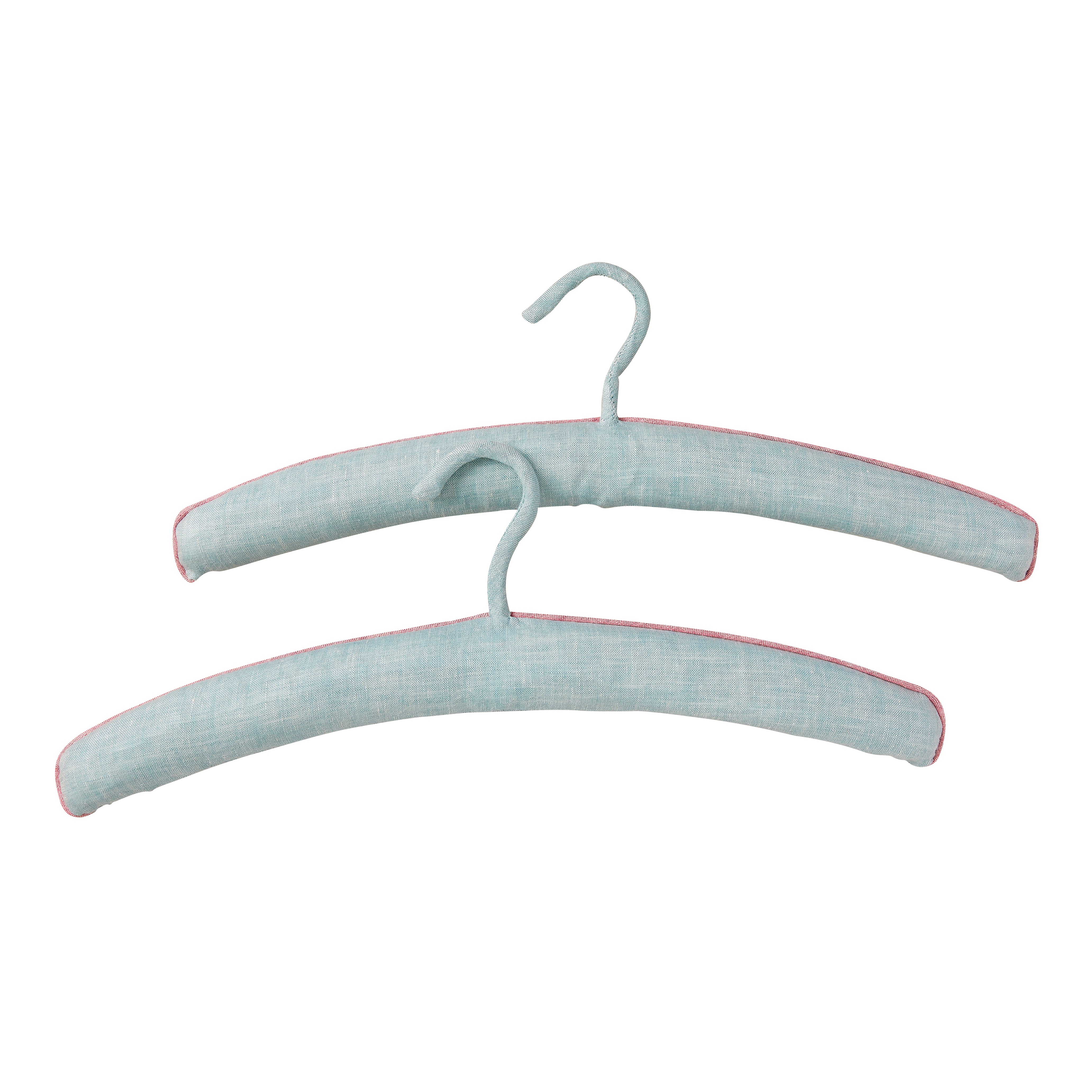 Pair of Hangers Aqua/Pink