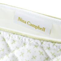 Nina Campbell Make-up Bag - Sprig Green