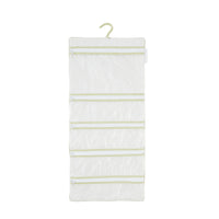 Nina Campbell Hanging Bag Linen Peridot against a white background