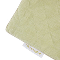 Nina Campbell Hanging Bag Linen Peridot close up