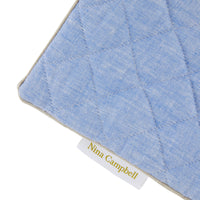 Nina Campbell Hanging Bag - Blue Linen
