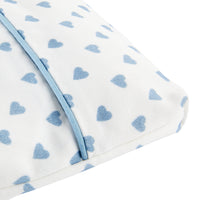 Rectangular Tissue Holder Blue Heart