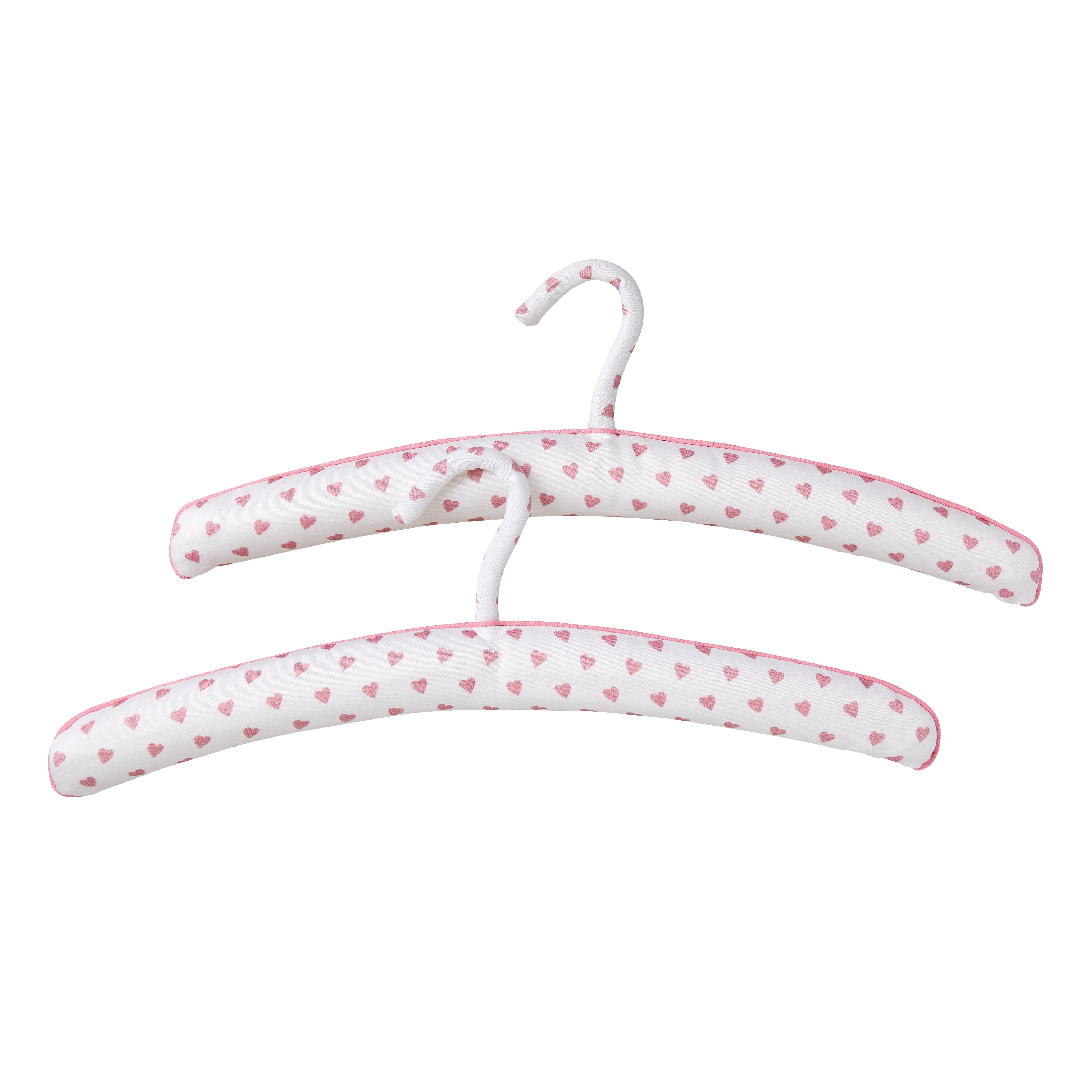 Pair of Hangers Pink Heart