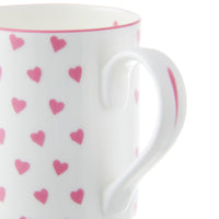 Nina Campbell Larch Mug - Pink Heart