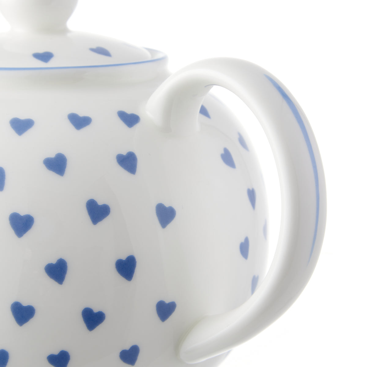 Large Teapot Blue Heart
