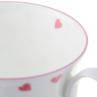 Chatsworth Teacup & Saucer - Pink Heart