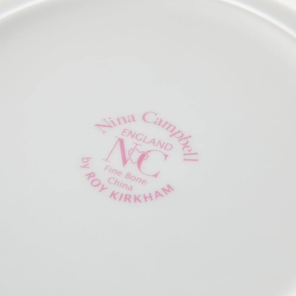 Tea Plate Pink Heart Nina Campbell