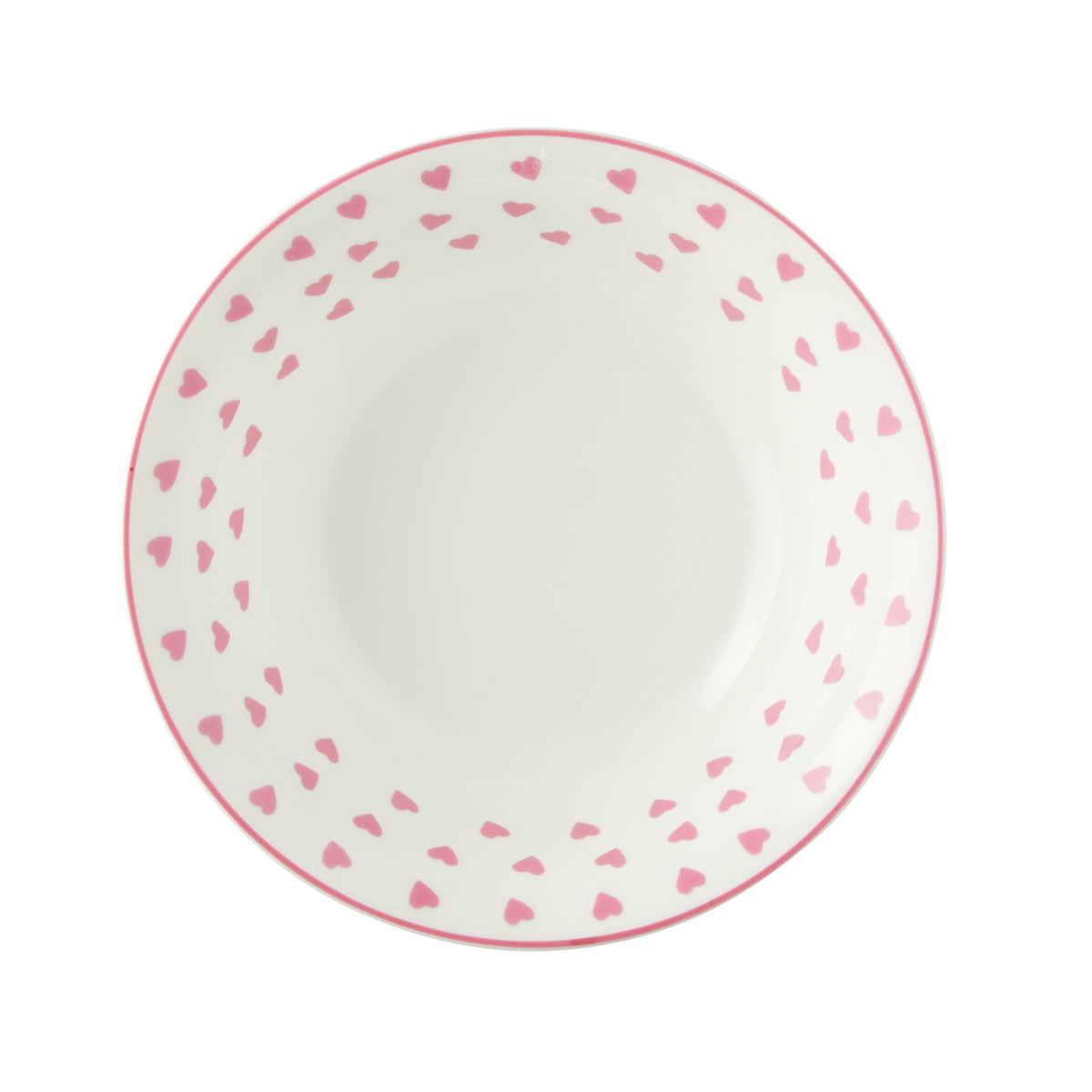 Nina Campbell Oatmeal Bowl - Pink Heart