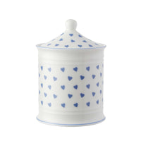 Cotton Wool Jar Blue Heart