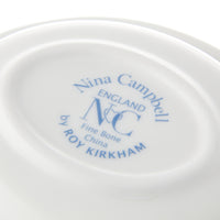 Oval Soap Dish Blue Heart