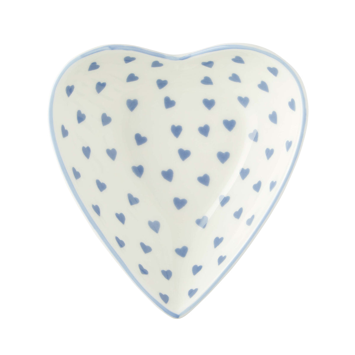 Nina Campbell Small Heart Dish - Blue Heart