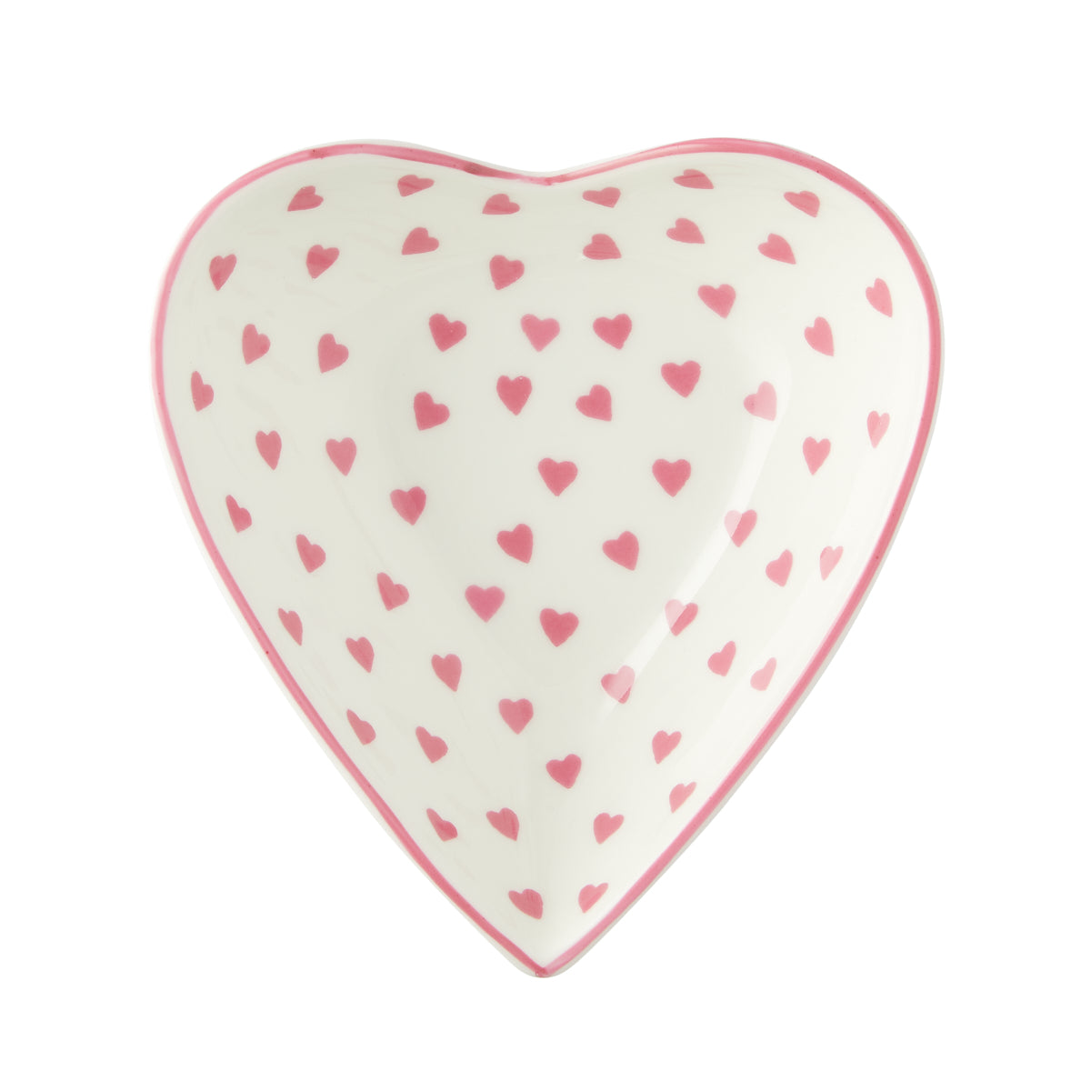 Nina Campbell Medium Heart Dish  - Pink Heart