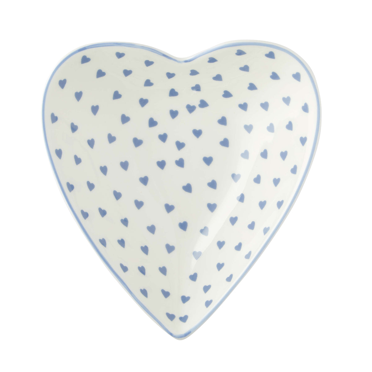Nina Campbell Medium Heart Dish - Blue Heart
