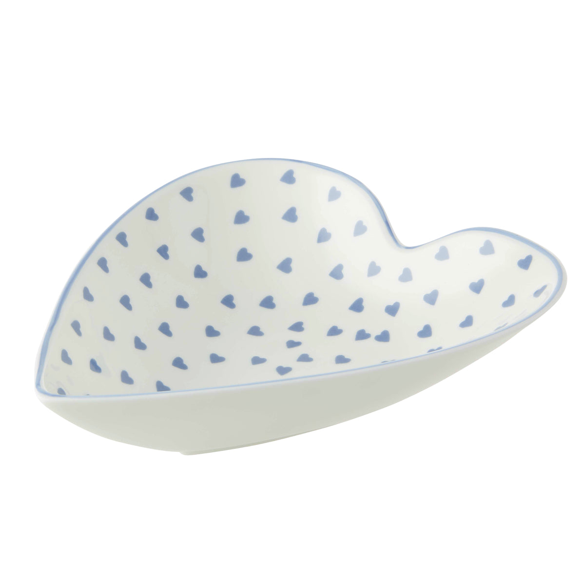 Medium Heart Dish Blue Heart
