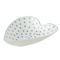 Medium Heart Dish Blue Heart