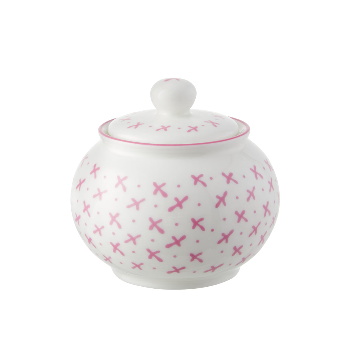 Nina Campbell Sugar Bowl - Pink Sprig