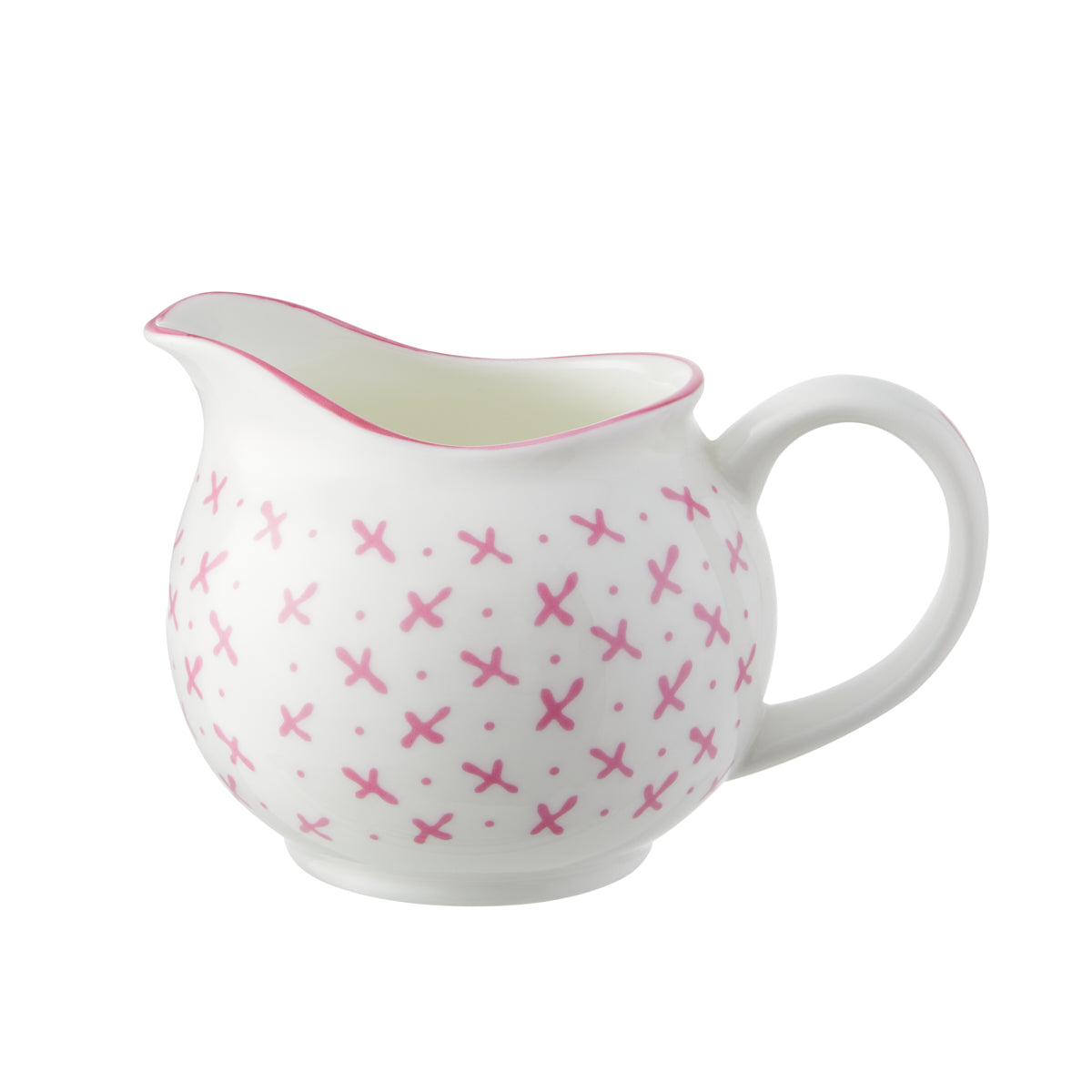 Nina Campbell Cream Jug - Pink Sprig