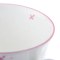 Chatsworth Breakfast Cup & Saucer Pink Sprig