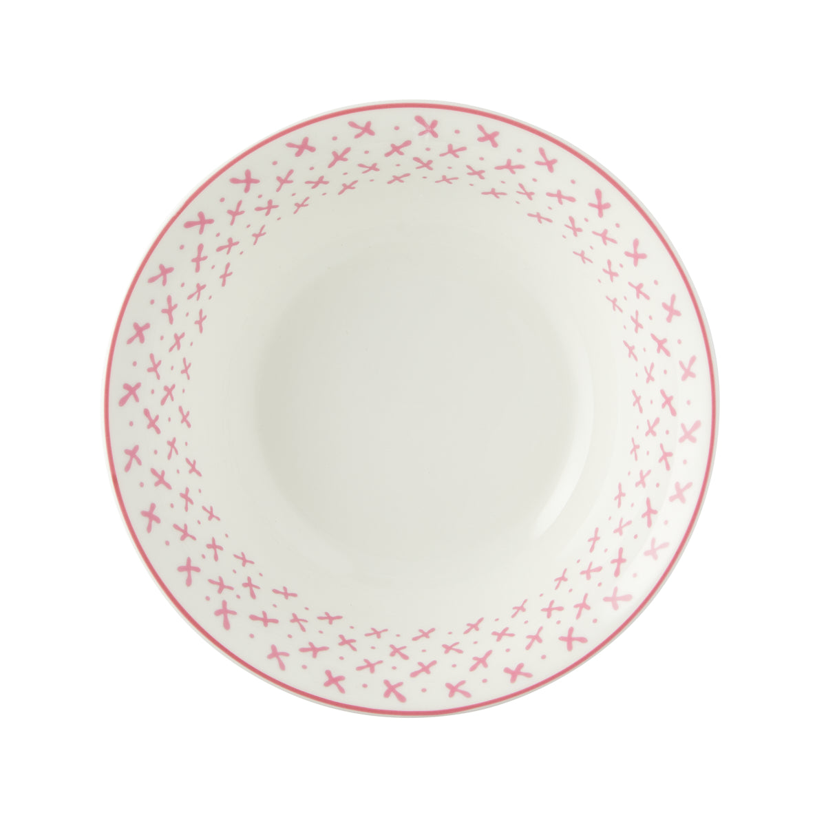 Oatmeal Bowl Pink Sprig