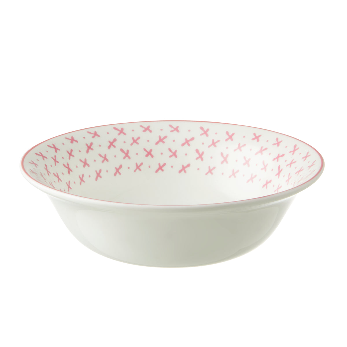 Oatmeal Bowl Pink Sprig