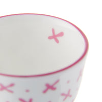 Egg Cup Pink Sprig