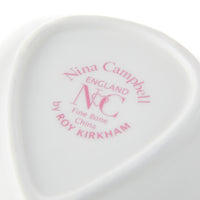 Small Heart Dish Pink Sprig