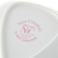 Nina Campbell Medium Heart Dish - Pink Sprig