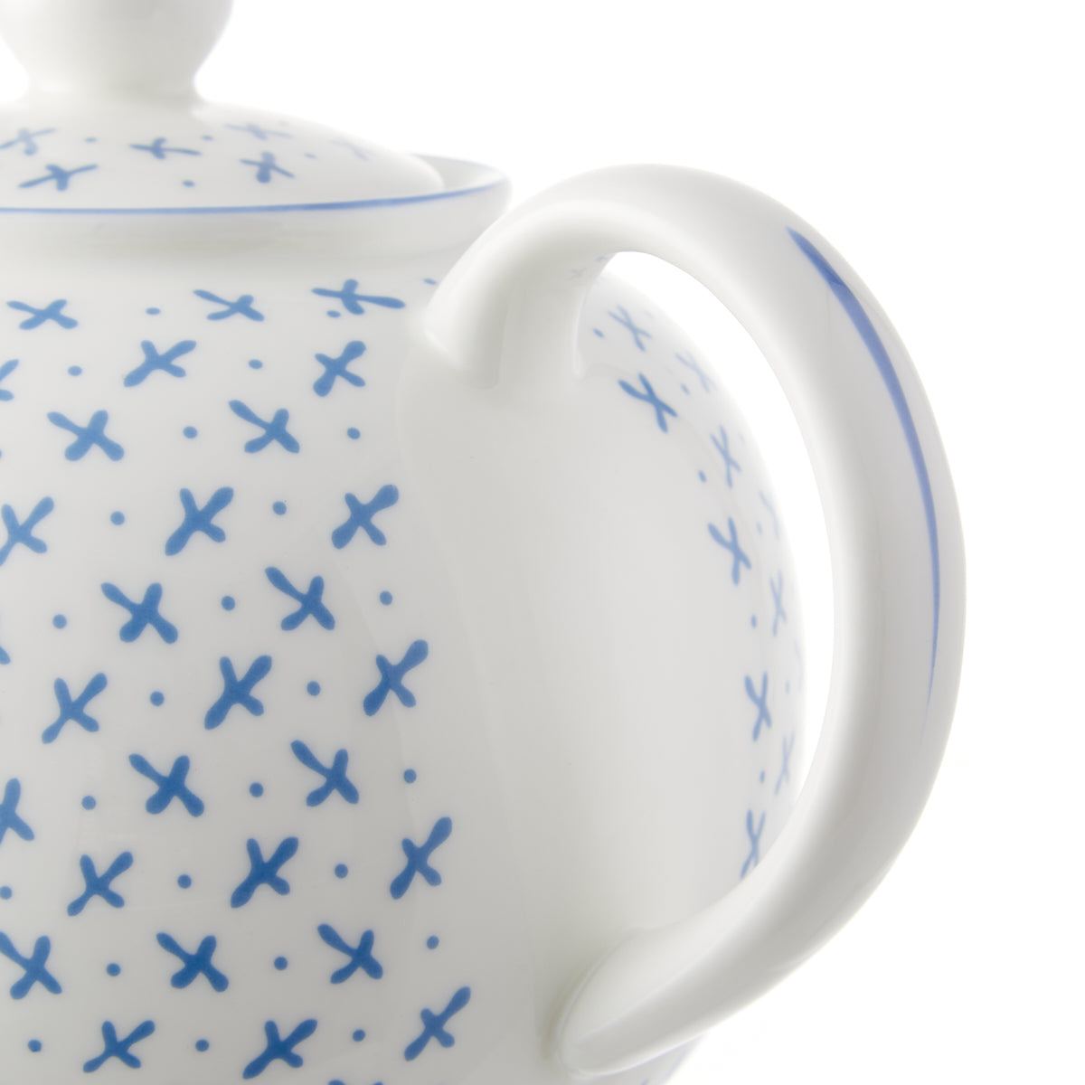 Large Teapot Blue Sprig