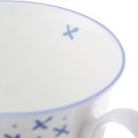 Chatsworth Tea Cup & Saucer Blue Sprig