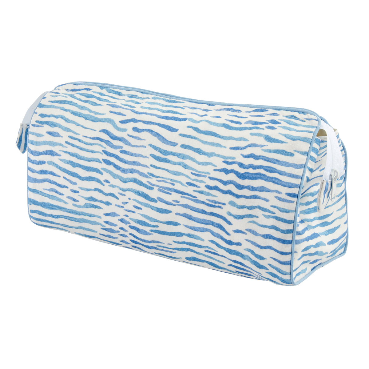 Nina Campbell Wash Bag Arles Blue against a white background