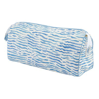 Nina Campbell Wash Bag Arles Blue against a white background
