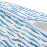 Nina Campbell Wash Bag Arles Blue close up