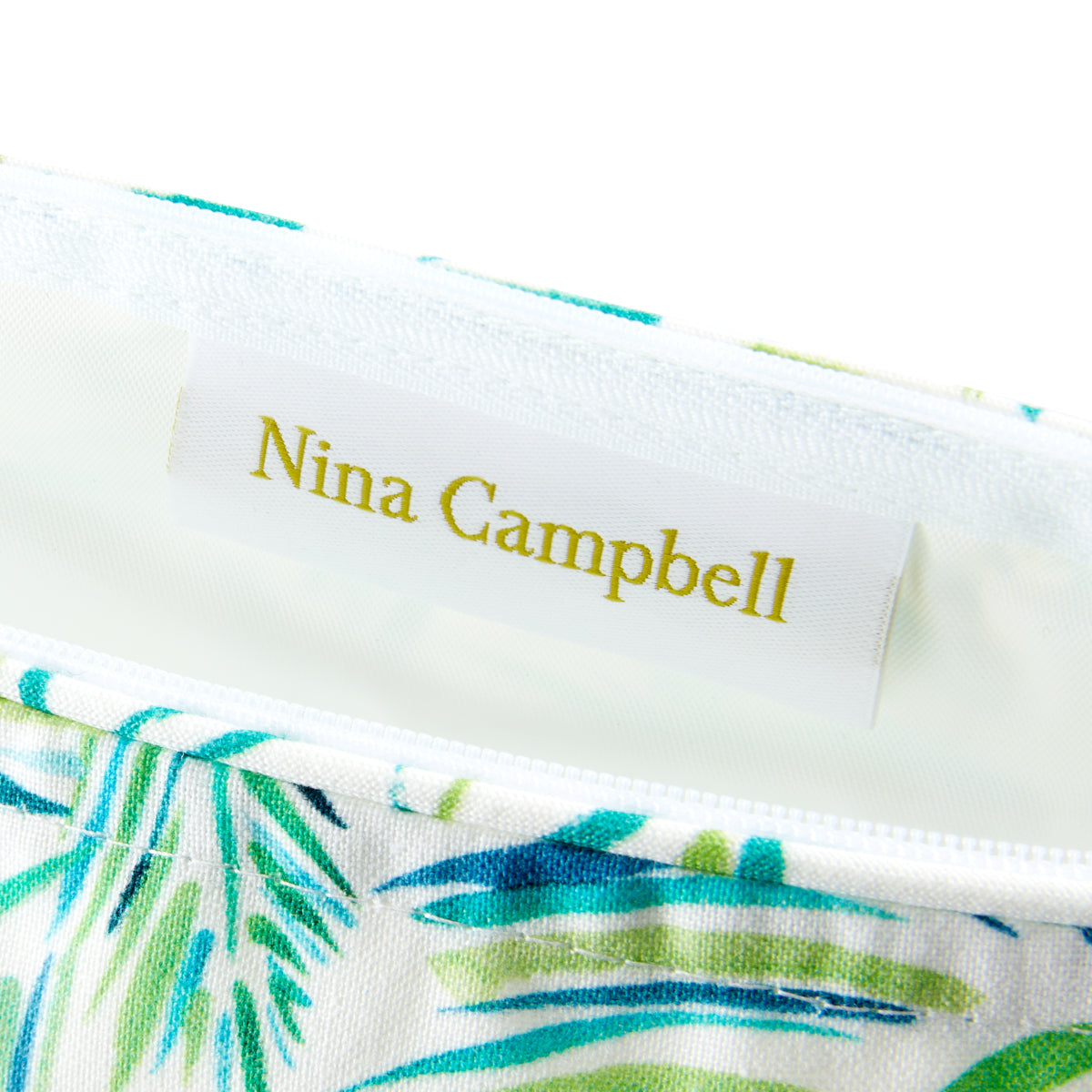 Nina Campbell Brush Bag Miami close up