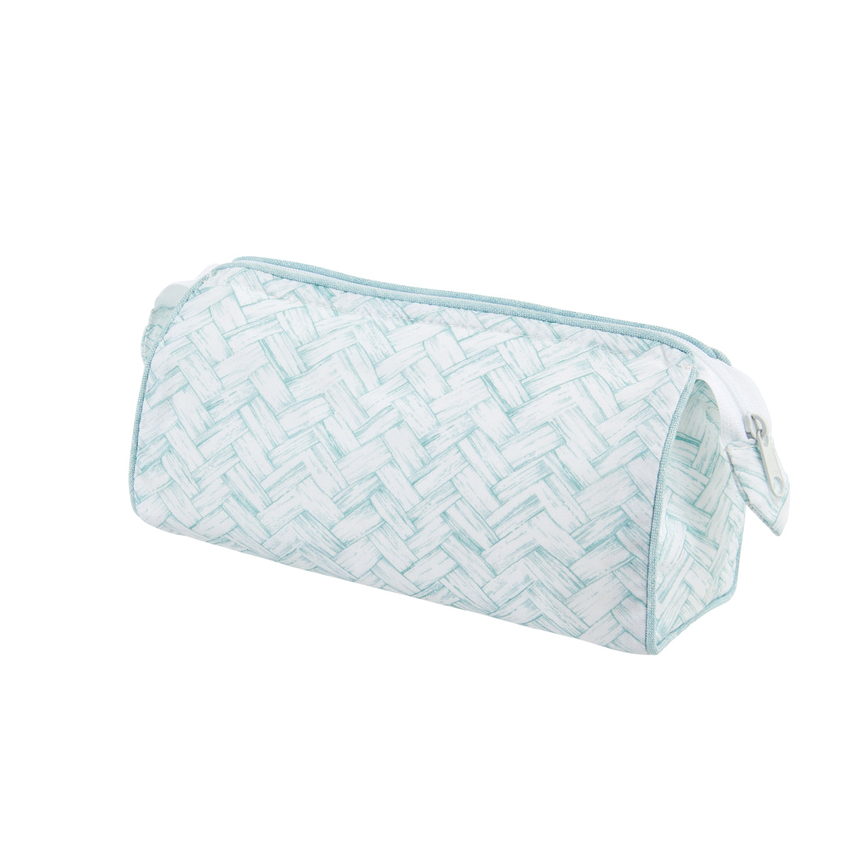 Nina Campbell Make-up Bag - Basketweave Aqua