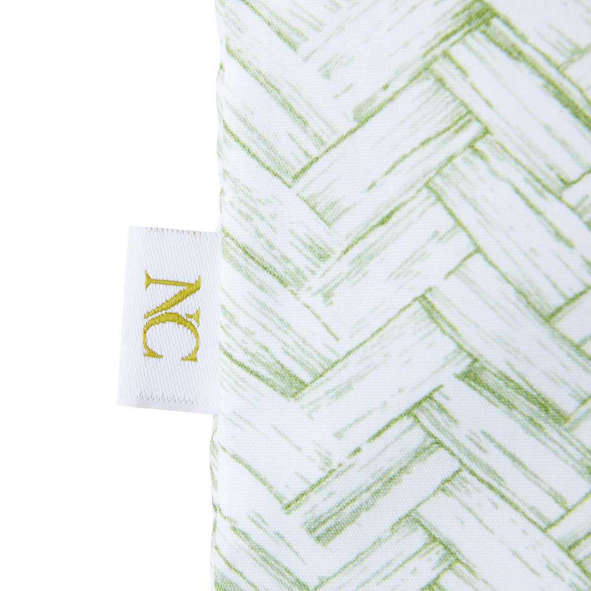 Tissue Box Cover Basketweave Green