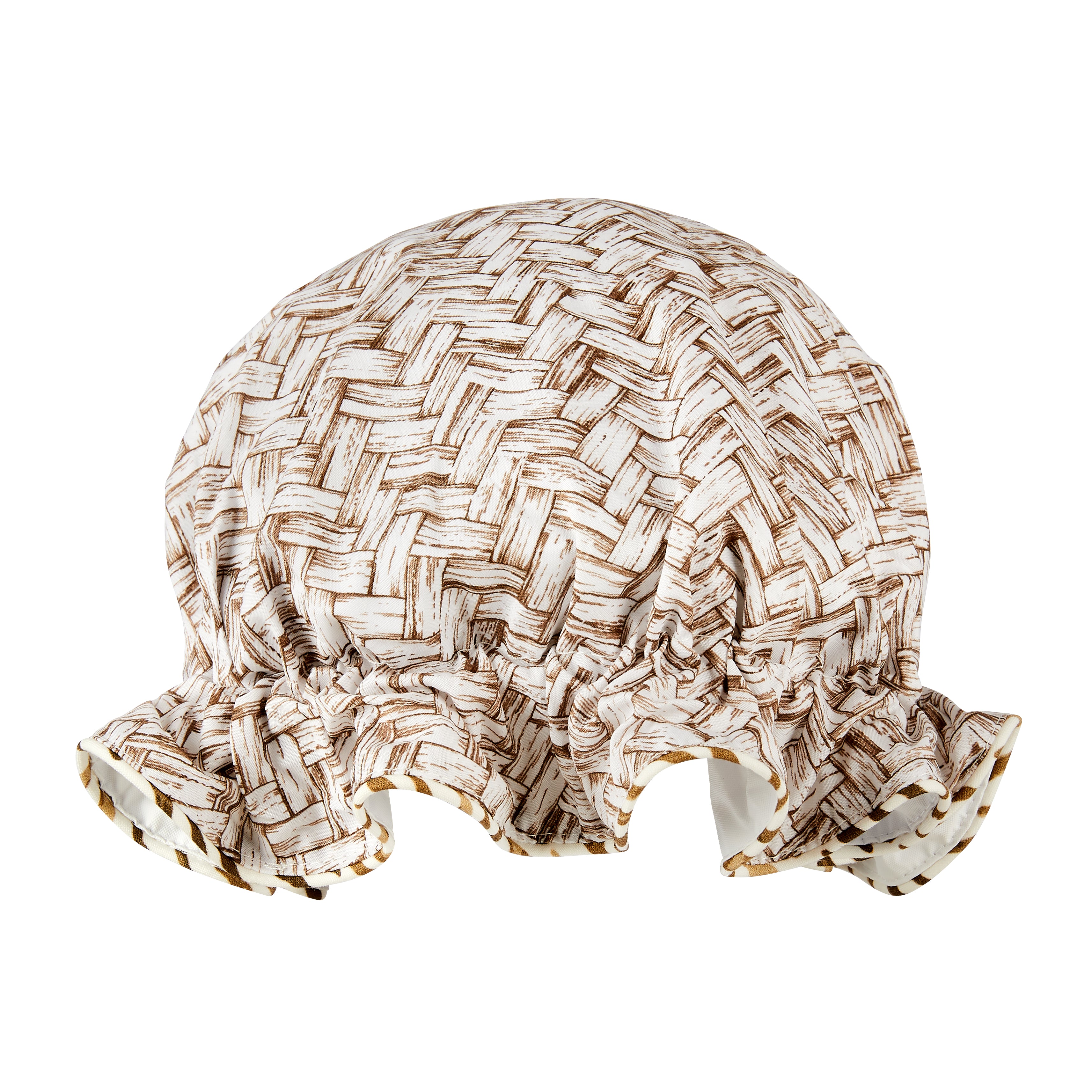 Bath Hat - Basketweave Chocolate