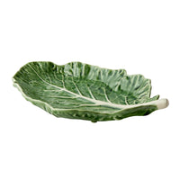 Cabbage Leaf Dish Green 28cm