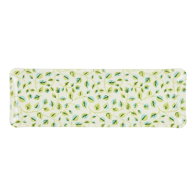 Nina Campbell Fabric Tray Oblong - Swirl Leaf